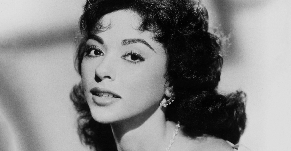 Glamor portrait of actress Rita Moreno.