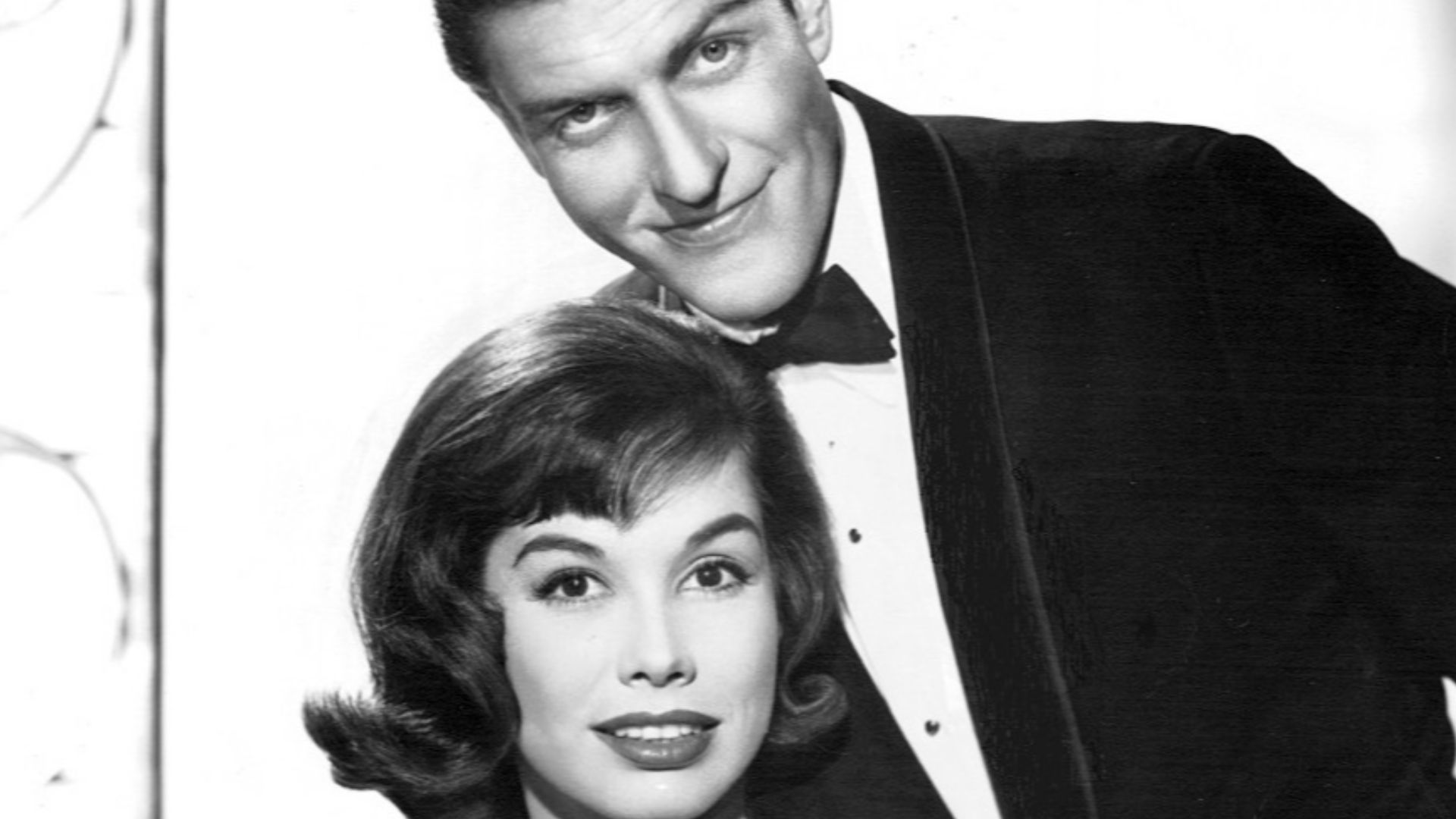 Photo of Mary Tyler Moore and Dick Van Dyke from the premiere of The Dick Van Dyke Show.