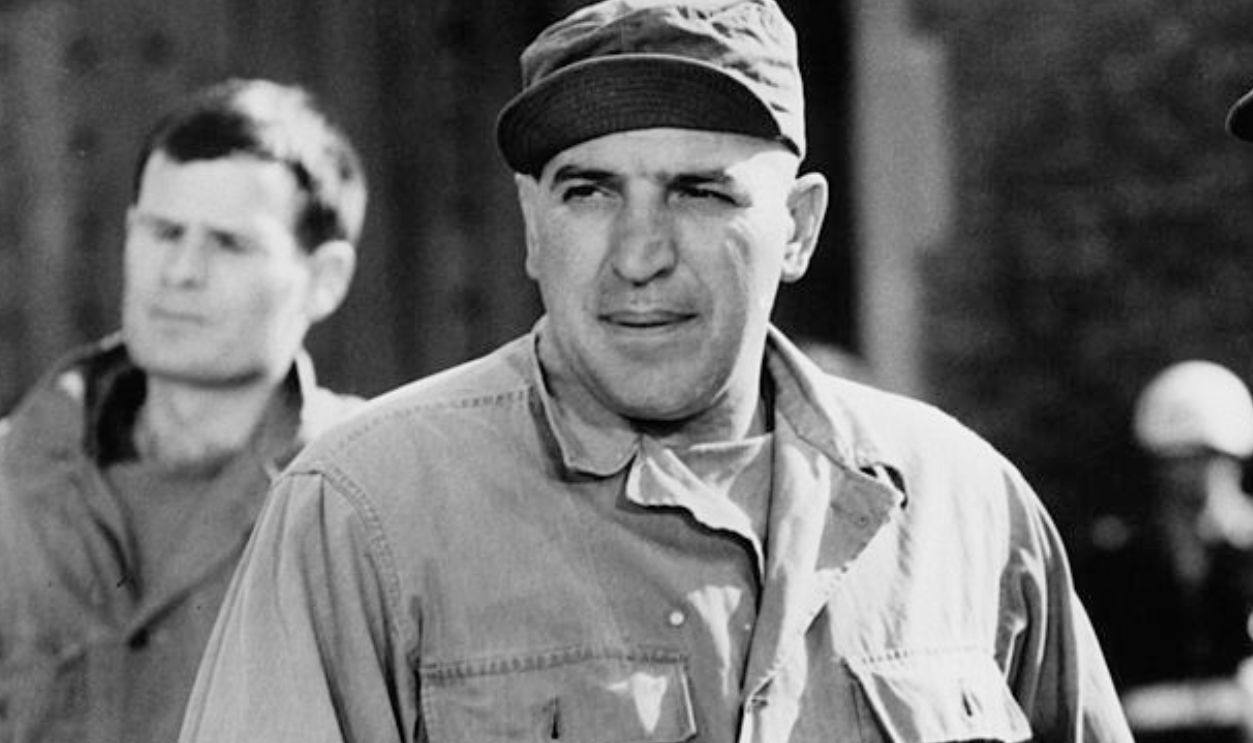 Telly Savalas and Charles Bronson as two of the Dirty Dozen in a scene from the film 'The Dirty Dozen', 1967.