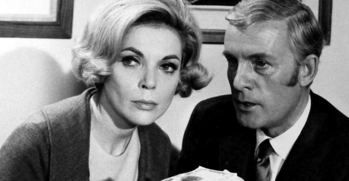 Photo of Barbara Bain and Alf Kjellin from the television program Mission: Impossible.