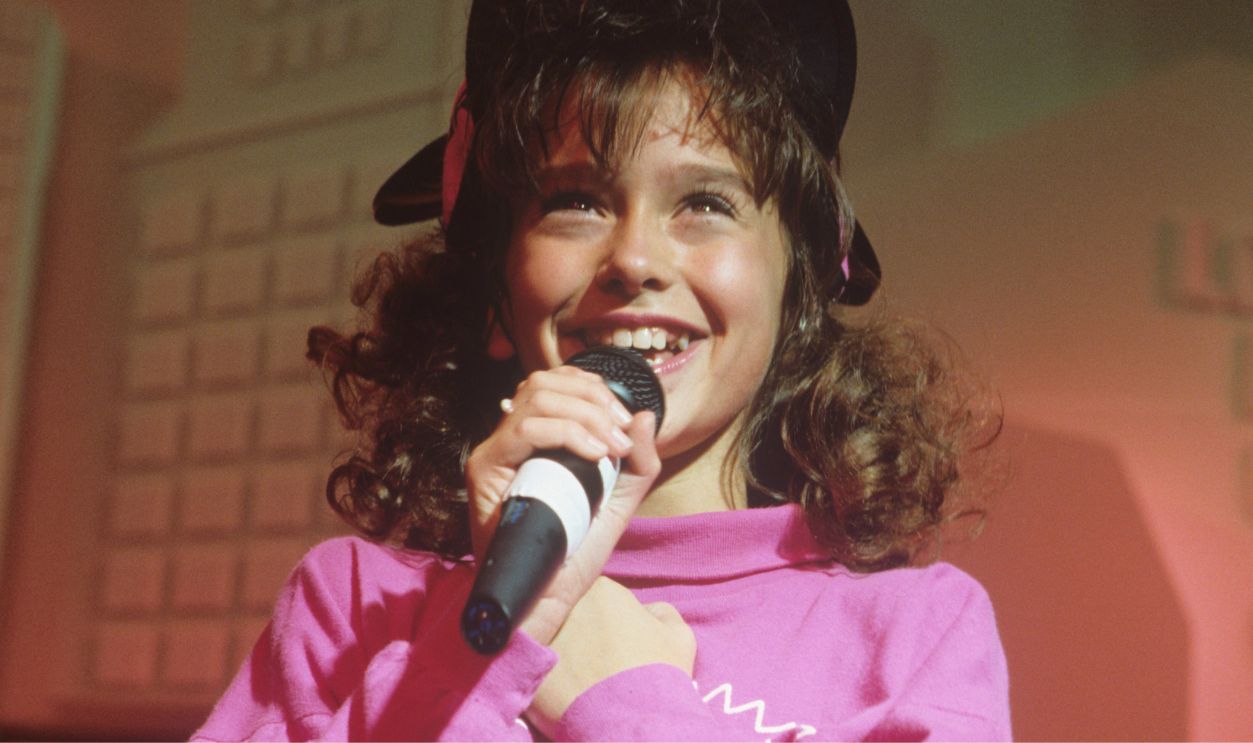 Jennifer Love Hewitt on 07.09.1990 in München / Munich.