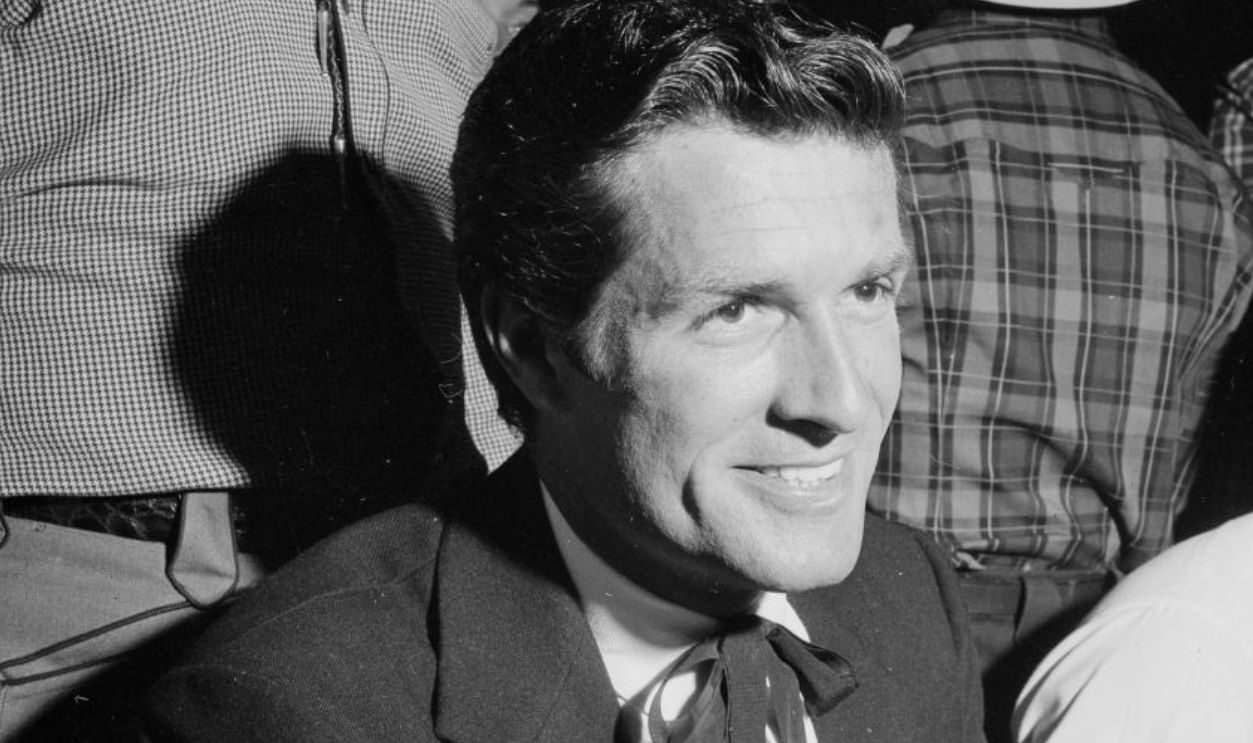 LOS ANGELES - MAY 21, 1956: Hugh O'Brian attends a Boomtown event at Ciro's in Los Angeles,CA.\