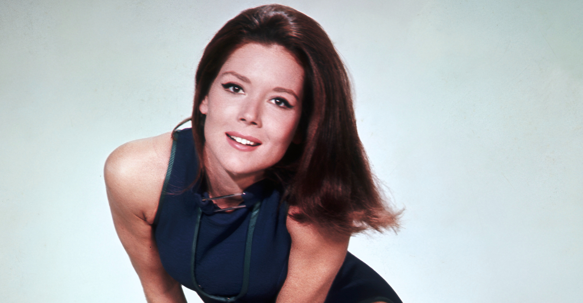 Diana Rigg as Emma Peel in The Avengers