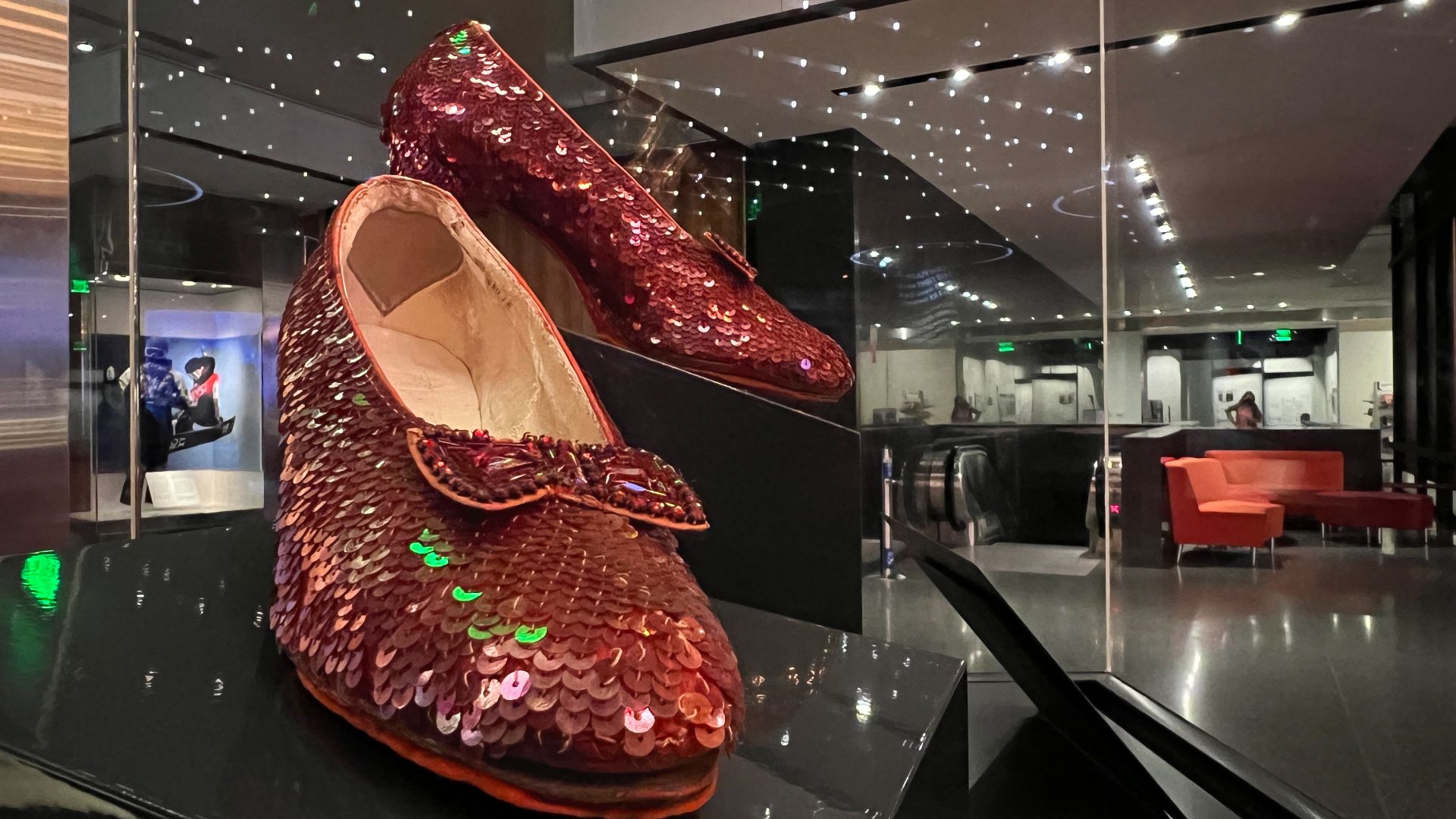 Ruby slippers from The Wizard of Oz (film) at the National Museum of American History