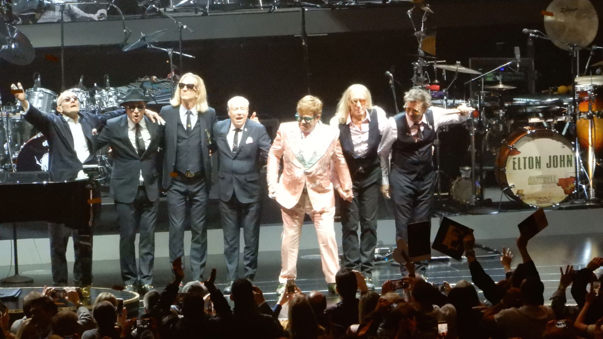 Elton JohnAnd His Band During His Farewell Yellow Brick Road World Tour