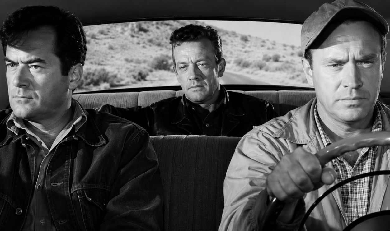 Screenshot from The Hitch-Hiker (1953)  