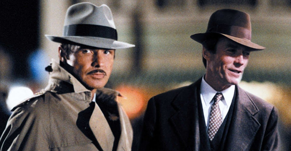 Screenshot of Burt Reynolds (left) and Clint Eastwood in City Heat (1984)