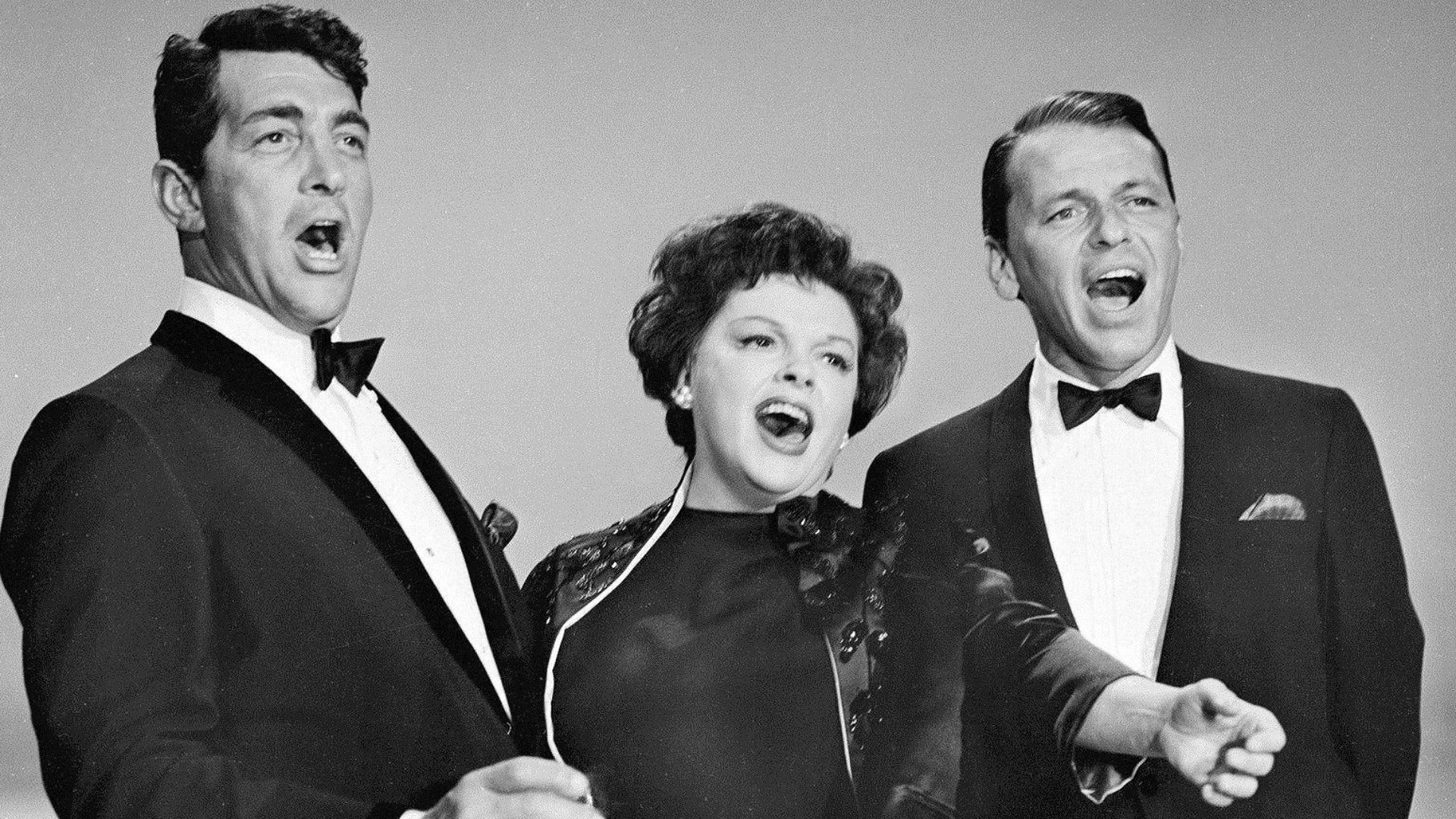 Photo of Dean Martin, Judy Garland and Frank Sinatra performing on The Judy Garland Show in 1962. This was a stand-alone special originally broadcast Feb. 25, 1962. It was not an episode of Garland's subsequent 1963-64 TV series.