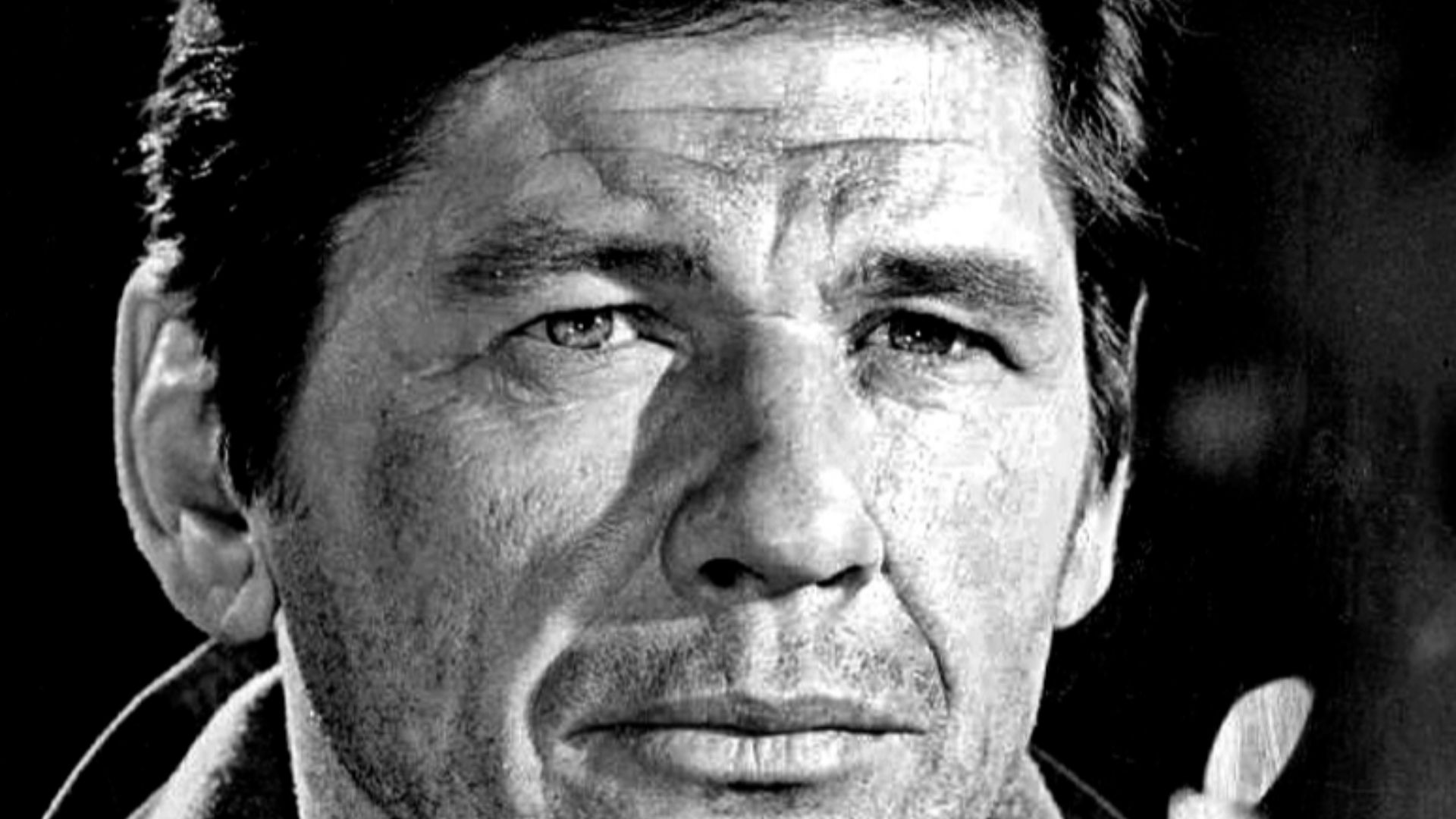 Publicity photo of Charles Bronson in the 1965 film Battle of the Bulge
related still from the film