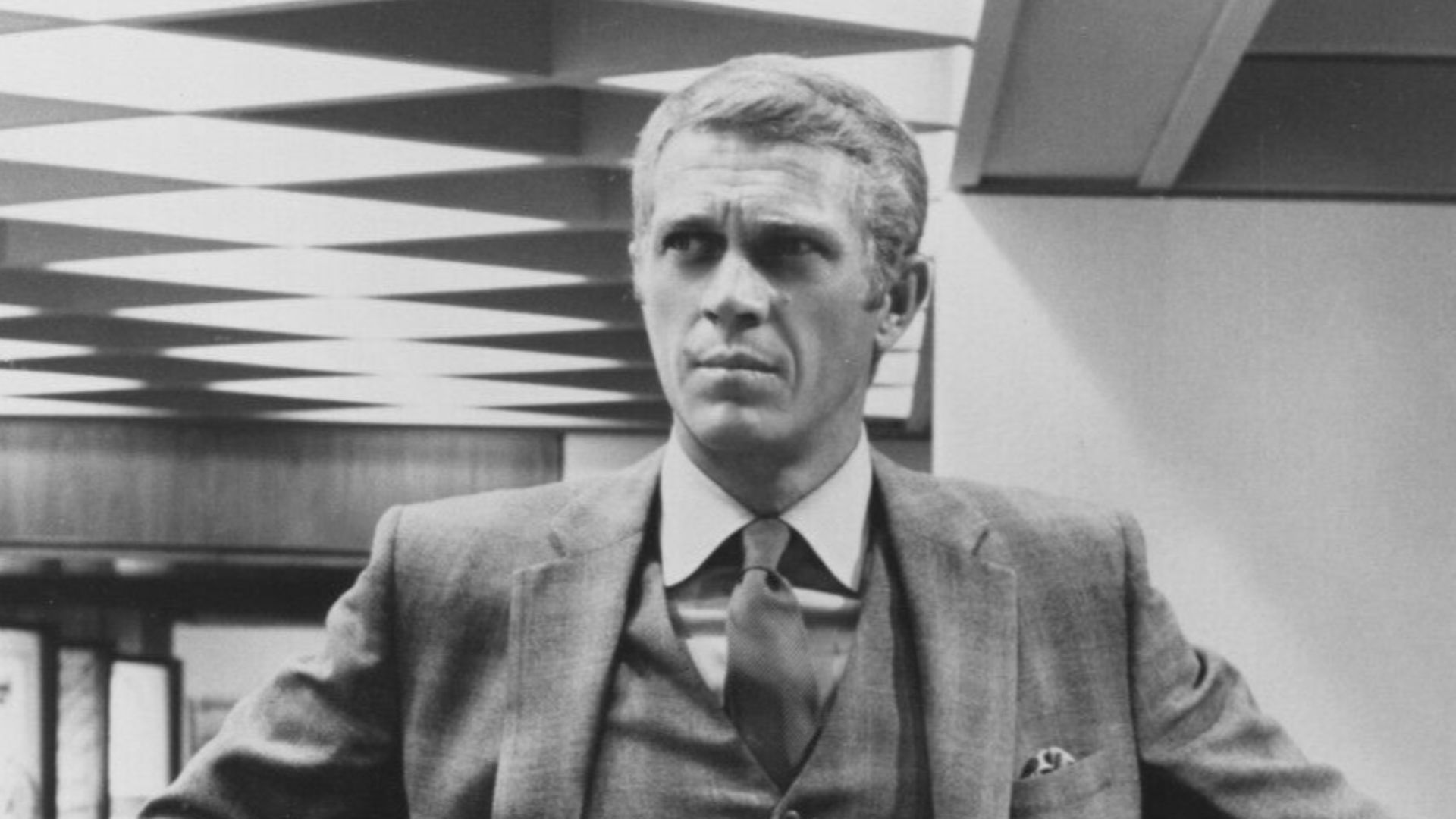 Steve McQueen in The Thomas Crown Affair, 1968.