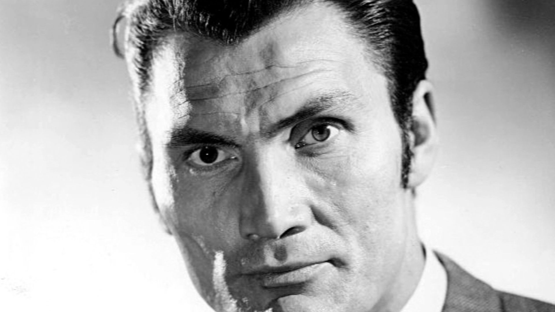 Publicity photo for film Man in the Attic.