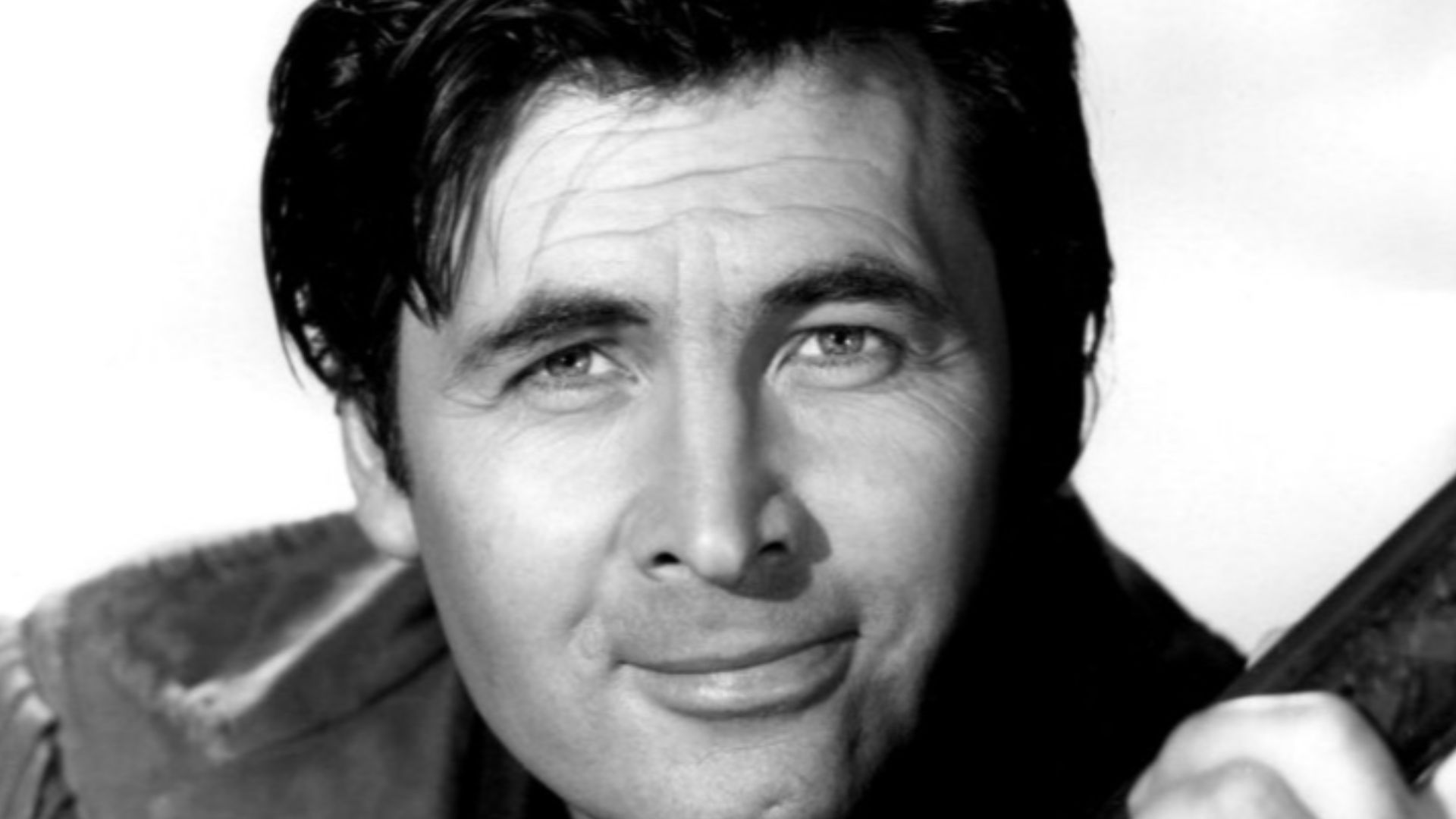 Photo of Fess Parker as Daniel Boone from the television program Daniel Boone.