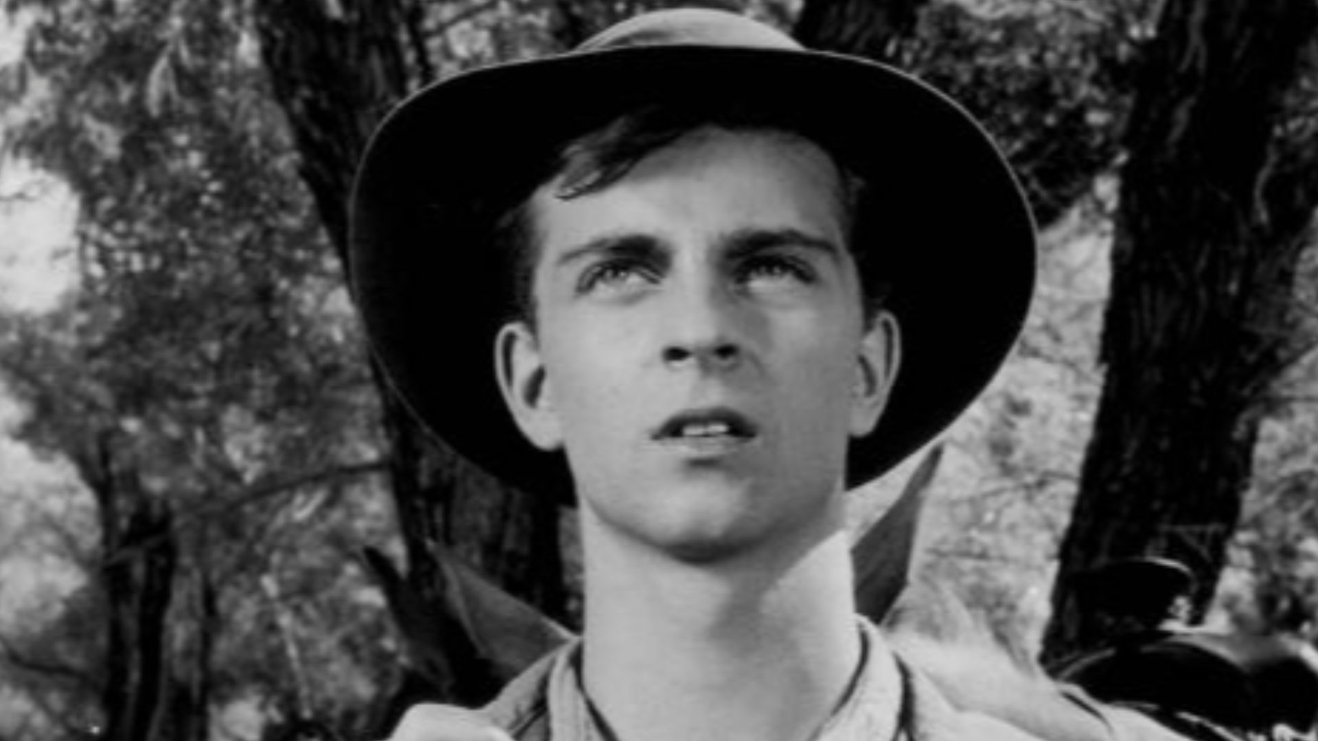 Publicity photo of American actor, Tommy Rettig promoting his guest-starring role on the November 14, 1962 episode of the syndicated television series, Death Valley Days entitled