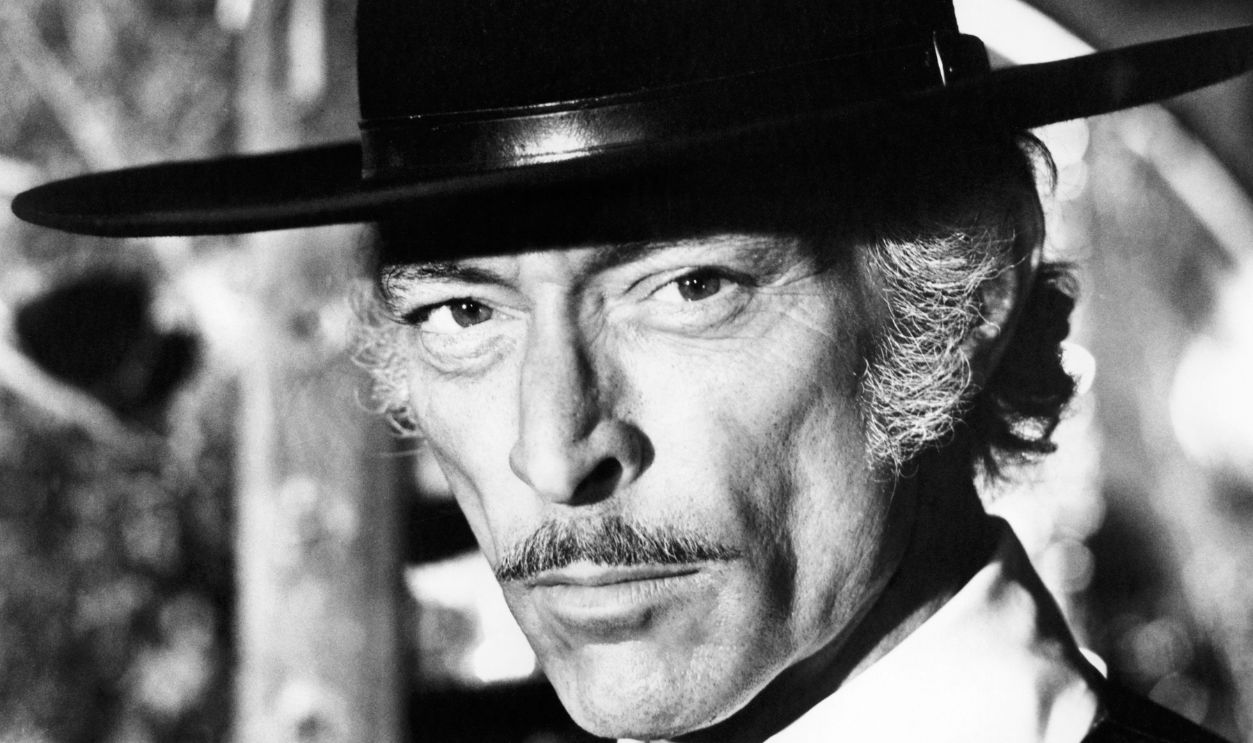 American actor Lee Van Cleef (1925 - 1989), as Colonel Douglas Mortimer, in 'For a Few Dollars More', directed by Sergio Leone, 1965. 