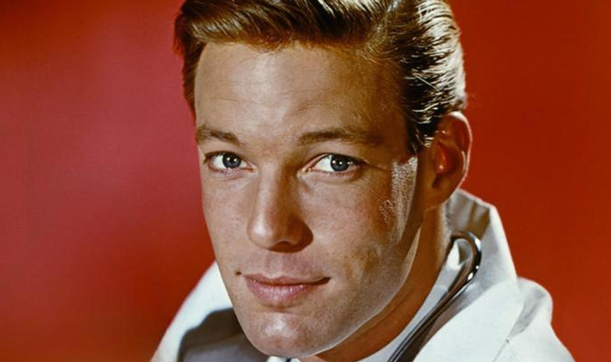 Richard Chamberlain, as he appears in the television series Dr. Kildare