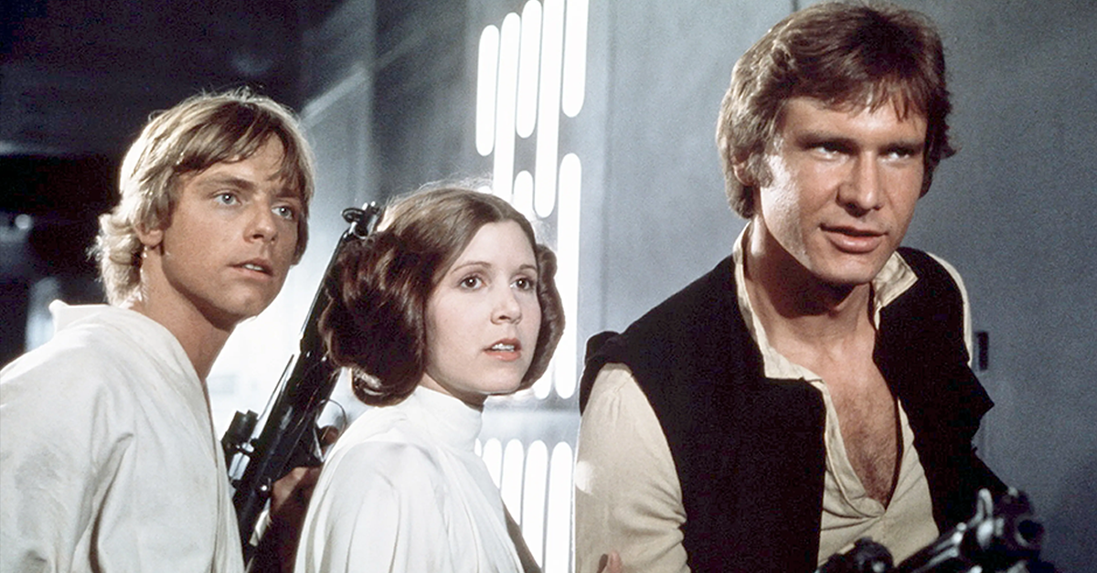 Mark Hamill, Carrie Fischer, Harrison Ford in Star Wars: Episode IV – A New Hope (1977)