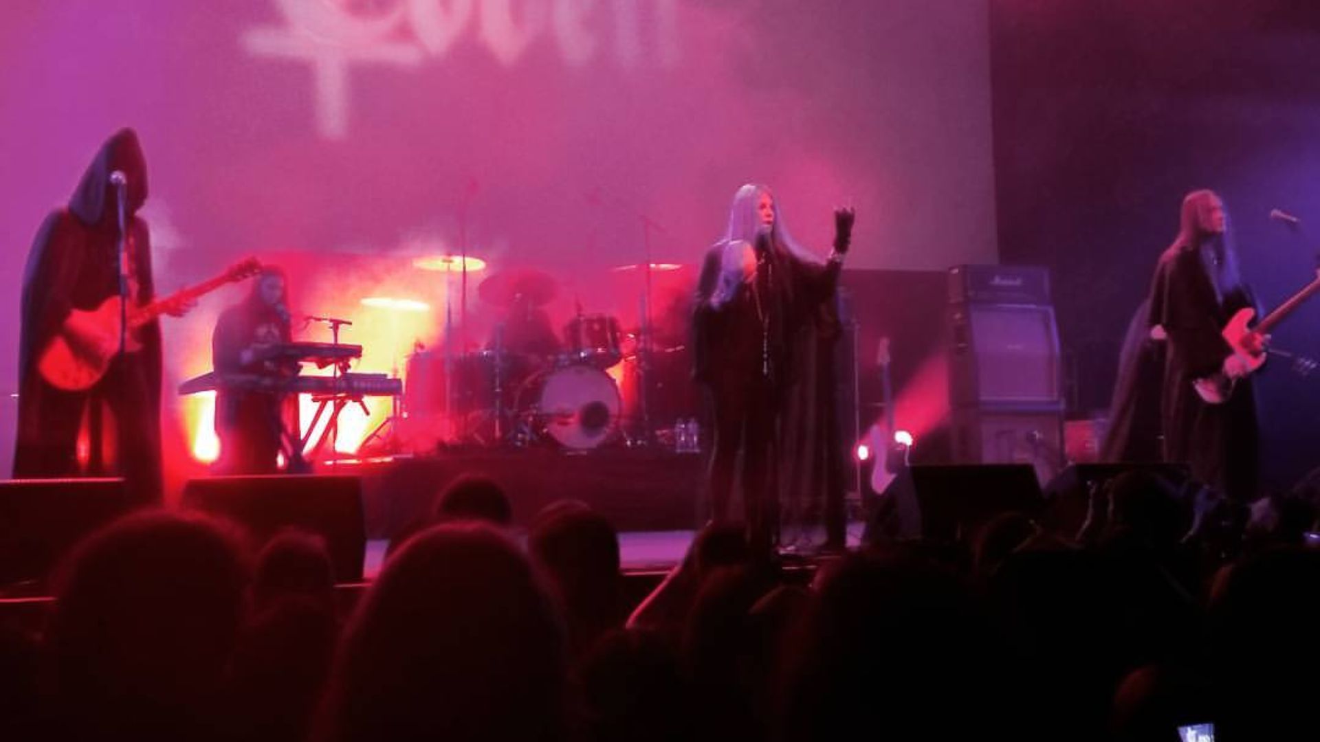 Rock band Coven performing live at Roadburn 2017.