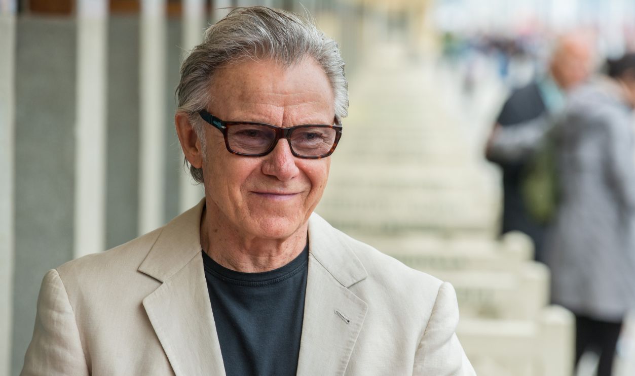 Harvey Keitel attends an homage ceremony at Promenade des planches during the 38th Deauville American Film Festival on September 1, 2012 in Deauville, France.