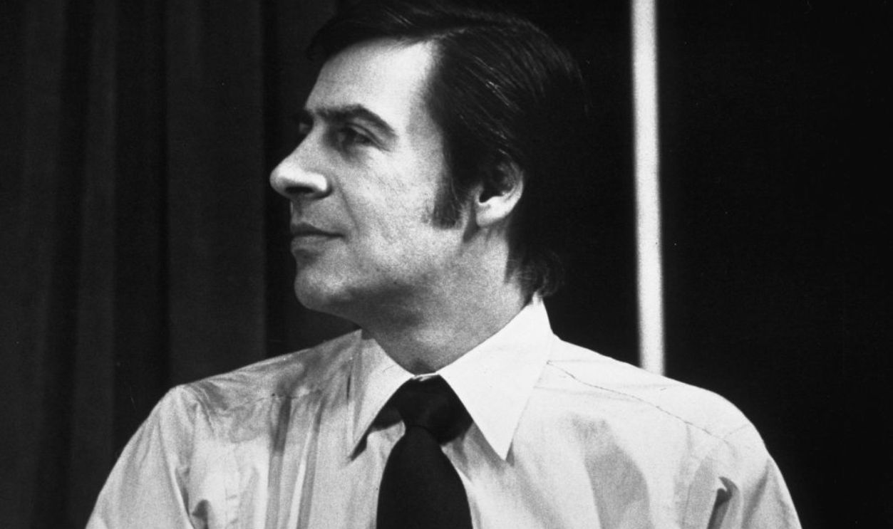 Actor Jerry Orbach in a scene from the stage play Trouble With People, 1974.