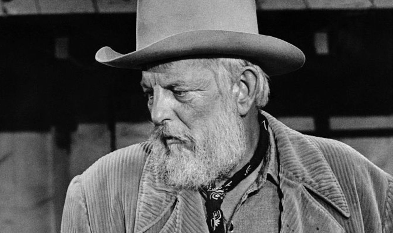 (Original Caption) Doris Day with James Hampton and Denver Pyle (with beard) in scenes from the TV show The Doris Day Show.