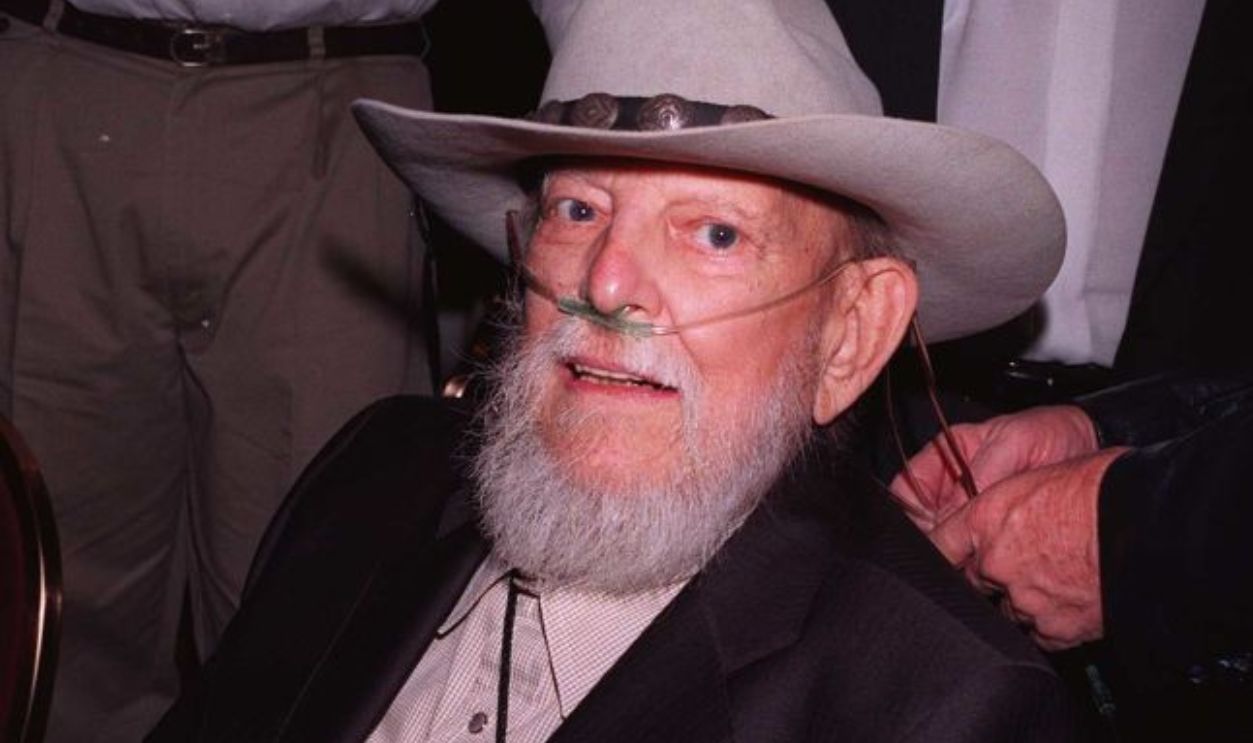 12/12/97 Hollywood, CA. Denver Pyle at a reception held for him. The actor received a Hollywood star.