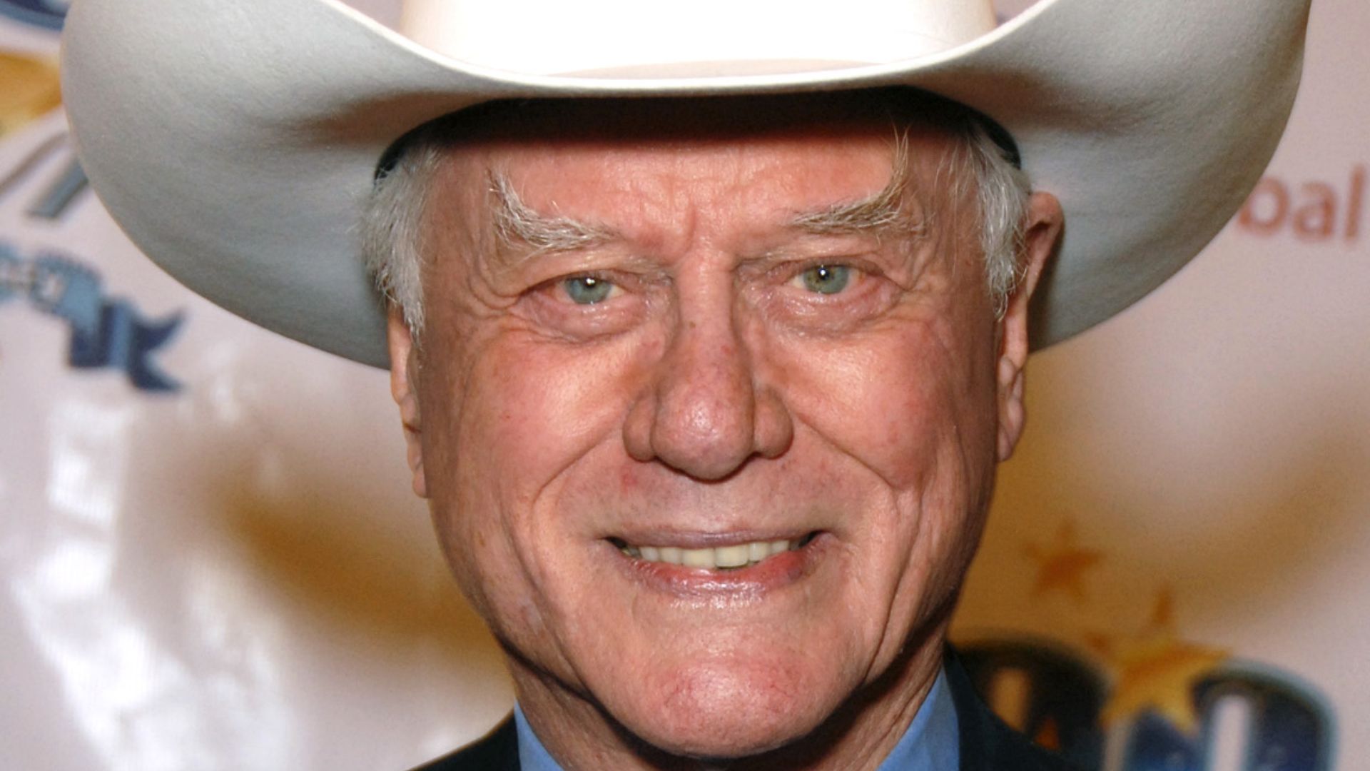 Larry Hagman attending the