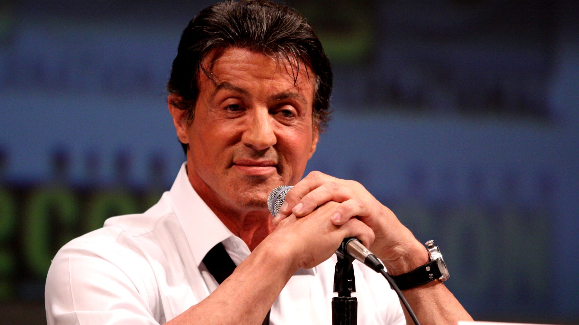 Actor Sylvester Stallone on the Expendables panel at the 2010 San Diego Comic Con in San Diego, California.Please attribute to Gage Skidmore if used elsewhere.