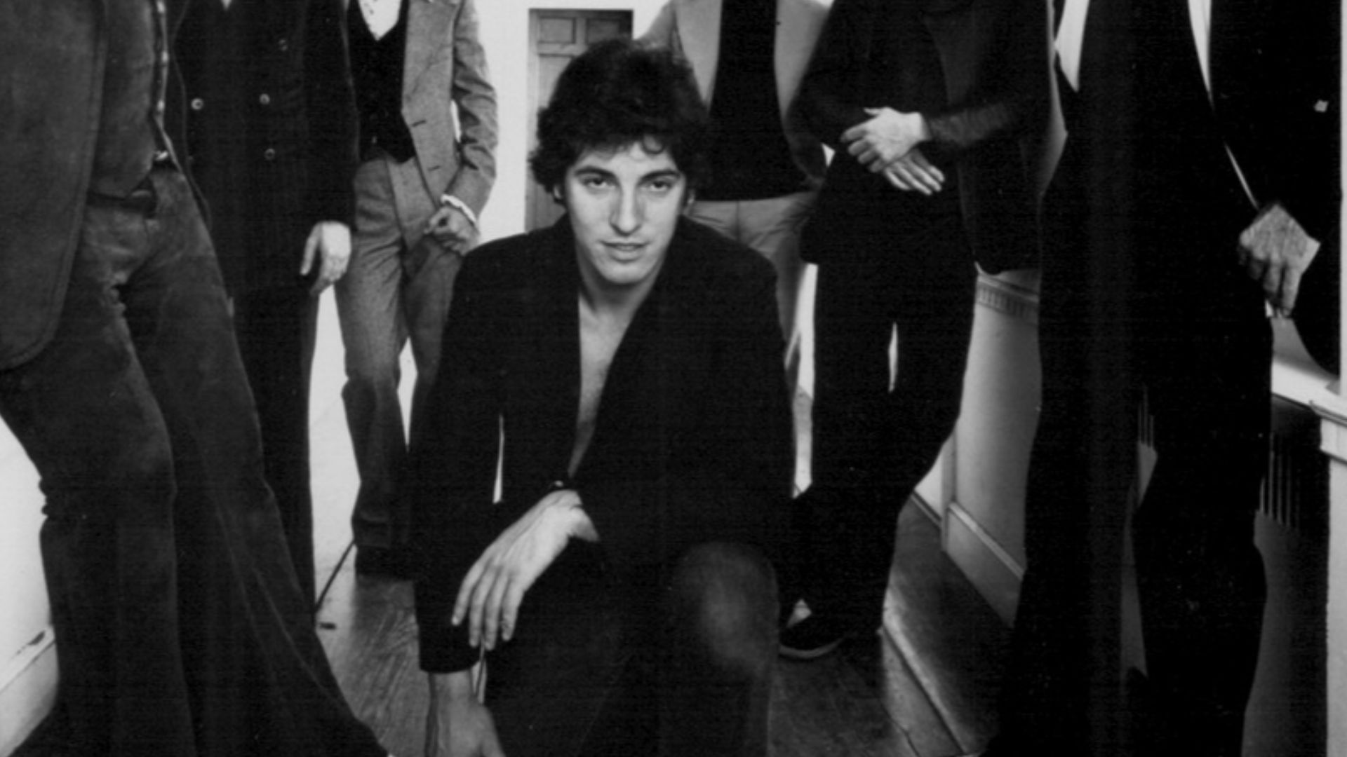 Photo of Bruce Springsteen and the E Street Band.