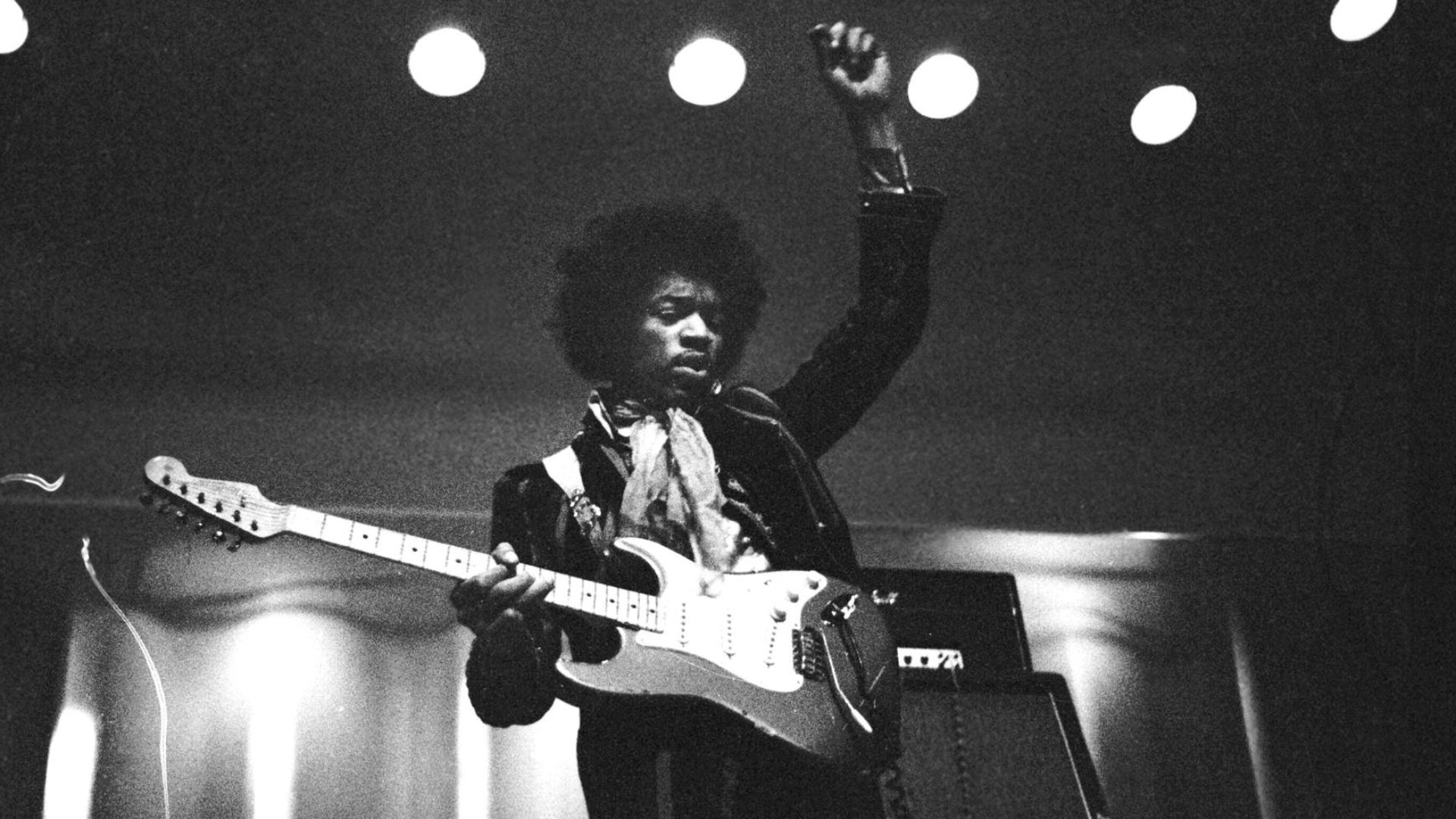 The Jimi Hendrix Experience performed at the Culture House in Helsinki.
