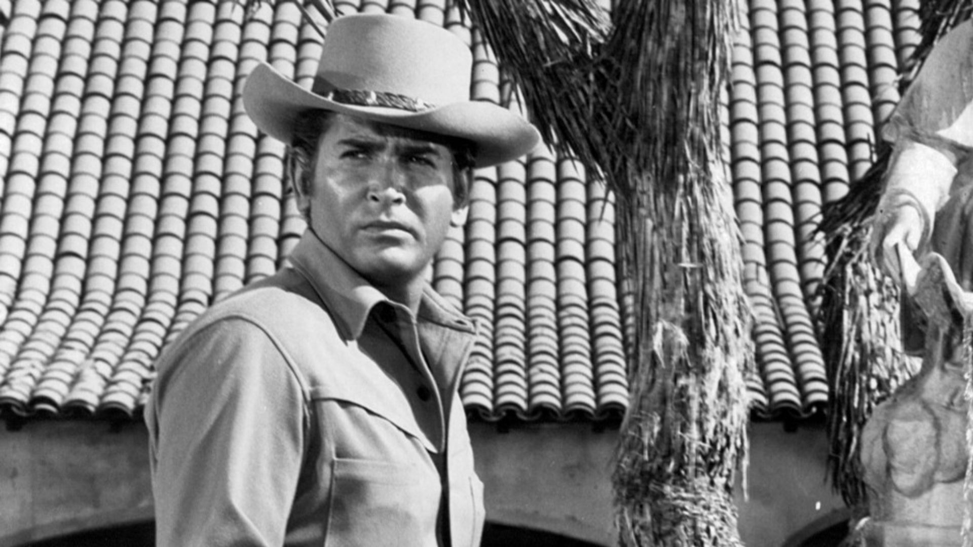 Photo of Michael Landon as Little Joe in the television series Bonanza.
