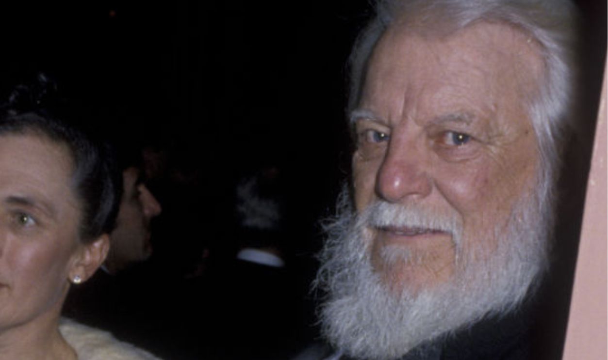BEVERLY HILLS, CA - MARCH 9: Jack Elam and Denver Pyle attend 37th Annual Directors Guild of America Awards on March 9, 1985 at the Beverly Hilton Hotel in Beverly Hills, California.