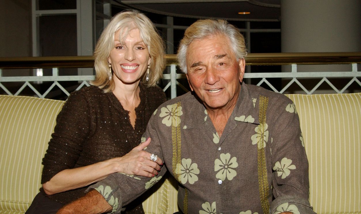 The 11th Annual Amanda Foundation Comedy Night and Silent Auction Peter Falk (right) and wife Shera Danse during The 11th Annual Amanda Foundation Comedy Night and Silent Auction at Lowes Santa Monica Beach Hotel in Santa Monica, California, United States.