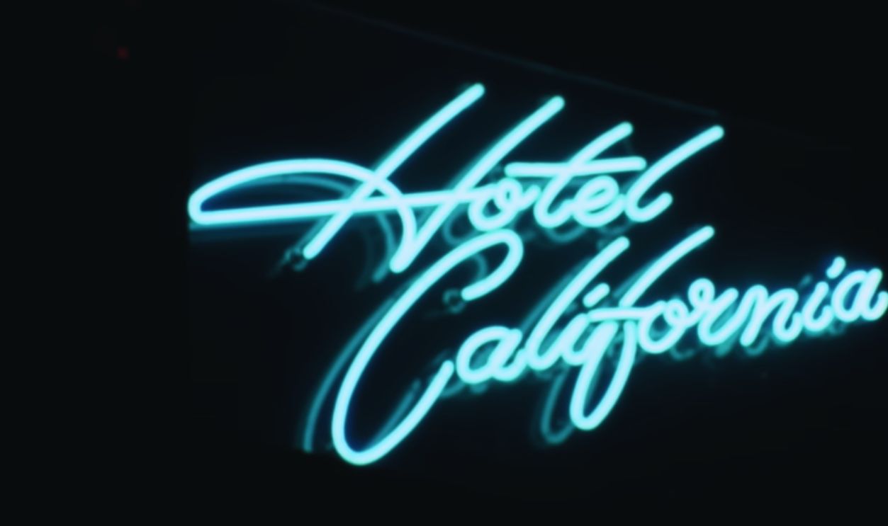 Screenshot from Eagles - "Hotel California" (1976) 