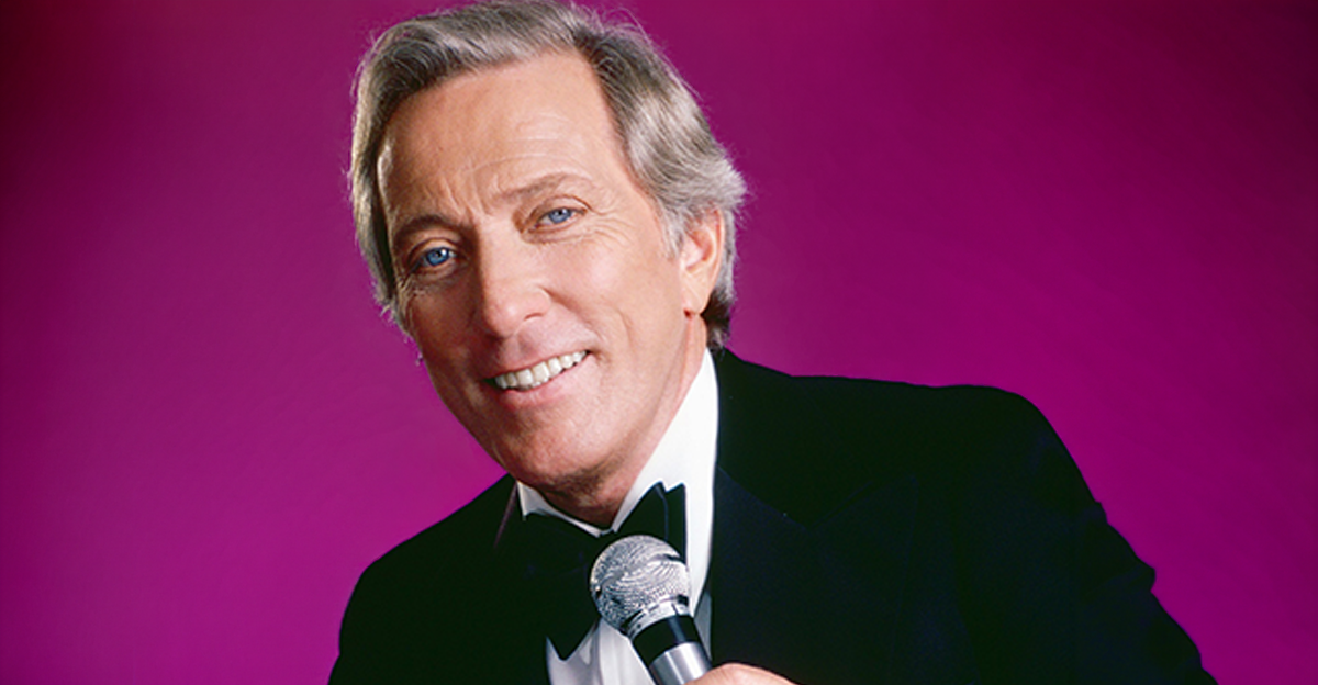 Portrait of singer Andy Williams circa 1990 in Los Angeles, CA