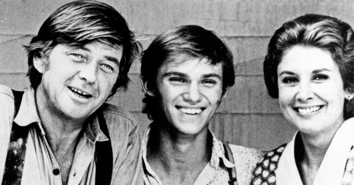 The waltons Ralph Waite, Richard Thomas, Michael Learned