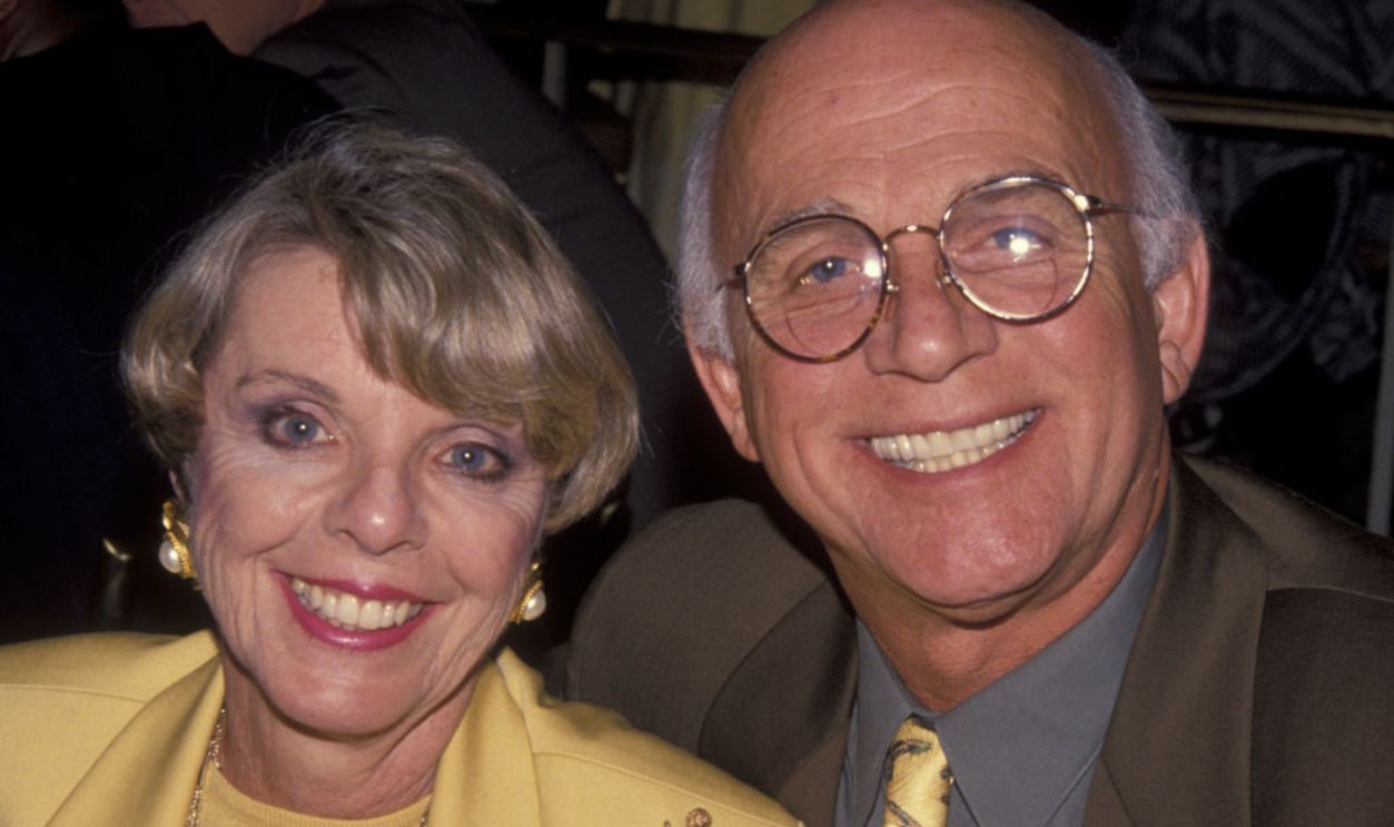 BEVERLY HILLS, CA - MARCH 4: Actor Gavin MacLeod and wife Patti MacLeod attend Third Annual Producer's Guild of America Awards on March 4, 1992 at the Beverly Wilshire Hotel in Beverly Hills, California.