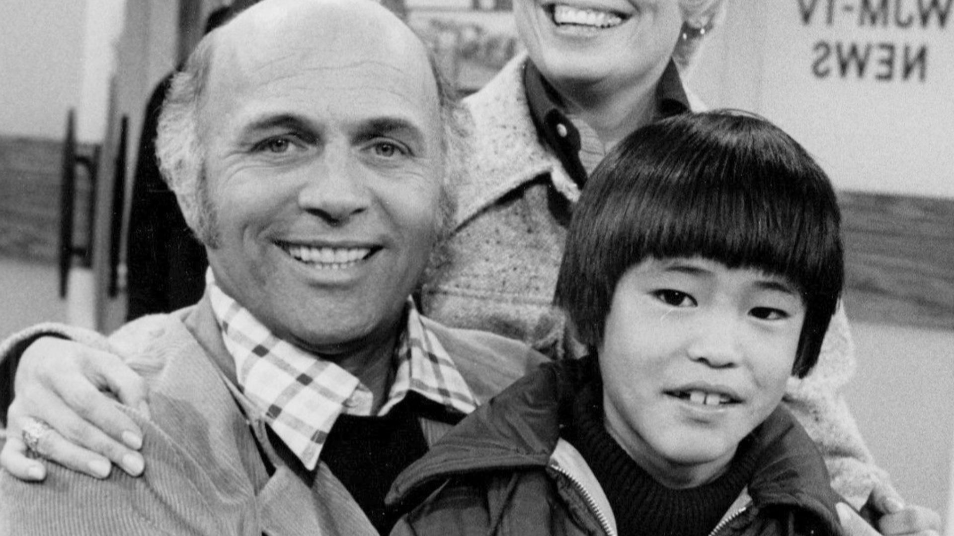 Murray (Gavin McLeod) and Marie (Joyce Bulifant) Slaughter have several lovely daughters, but Murray longs for a son.  The couple decides to fix the problem by adopting a boy (Michael Higa).  From The Mary Tyler Moore Show.