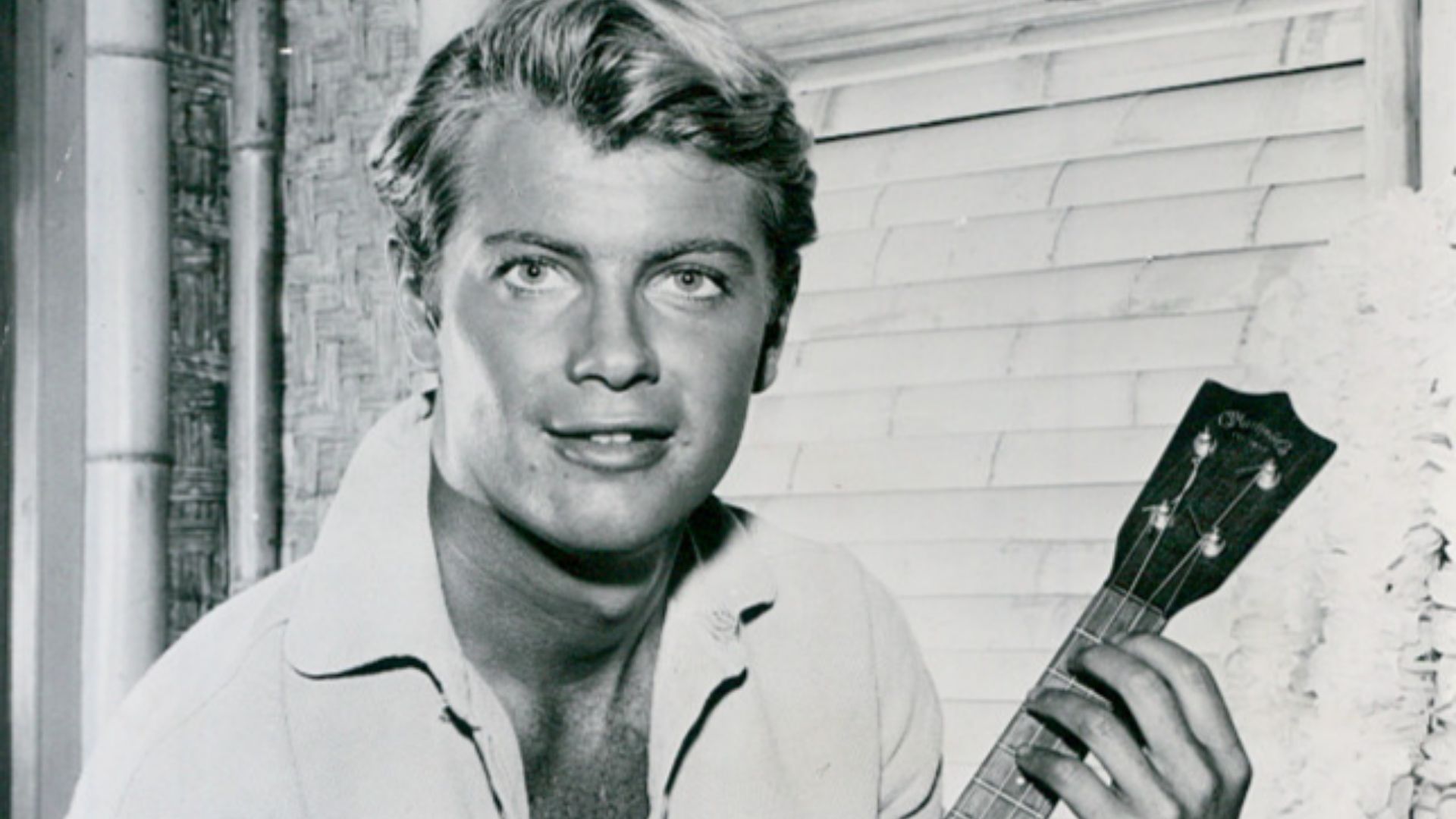 Photo of Troy Donahue in Hawaiian Eye.  Donahue joined the cast when Anthony Eisley left the show.