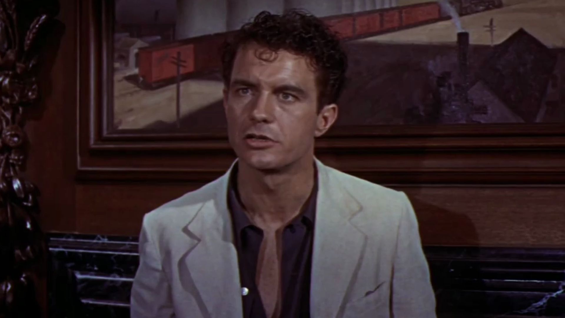 Screenshot of Cliff Robertson from the trailer for the film Picnic.
