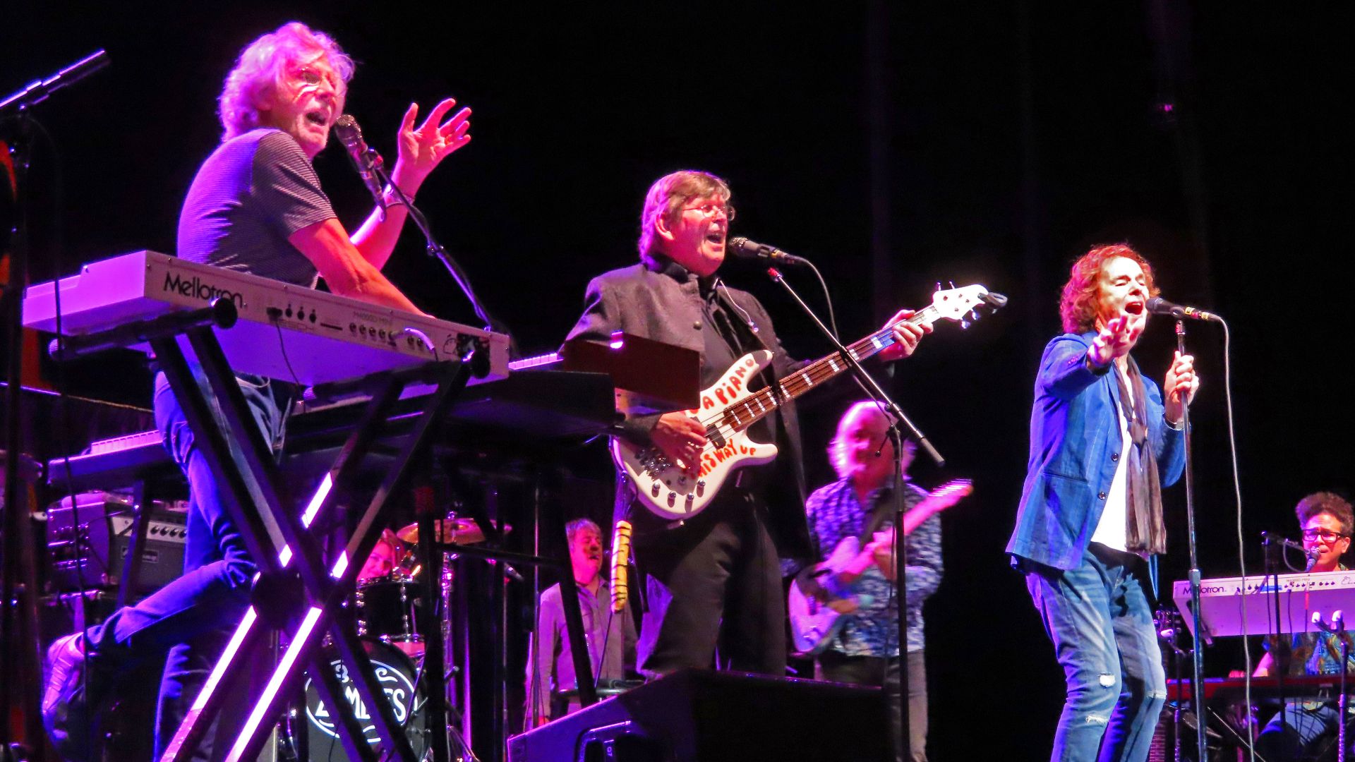 The Zombies playing on the their U.S. Tour with Brian Wilson in September 2019