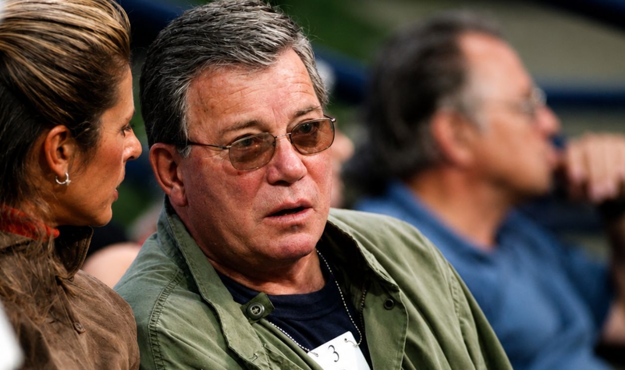 374354 03: Actor William Shatner accompanies his date, identified as Liz Jensen during the third day of the Mercedes Benz tennis cup held at UCLA July 26, 2000 in Westwood, CA. Jensen is reportedly related to the 1993 French Open doubles champions, Luke and Murphy Jensen. Last year, Shatner''s wife, Nerine drowned after going for a swim at the couple''s luxury home in Studio City, CA.