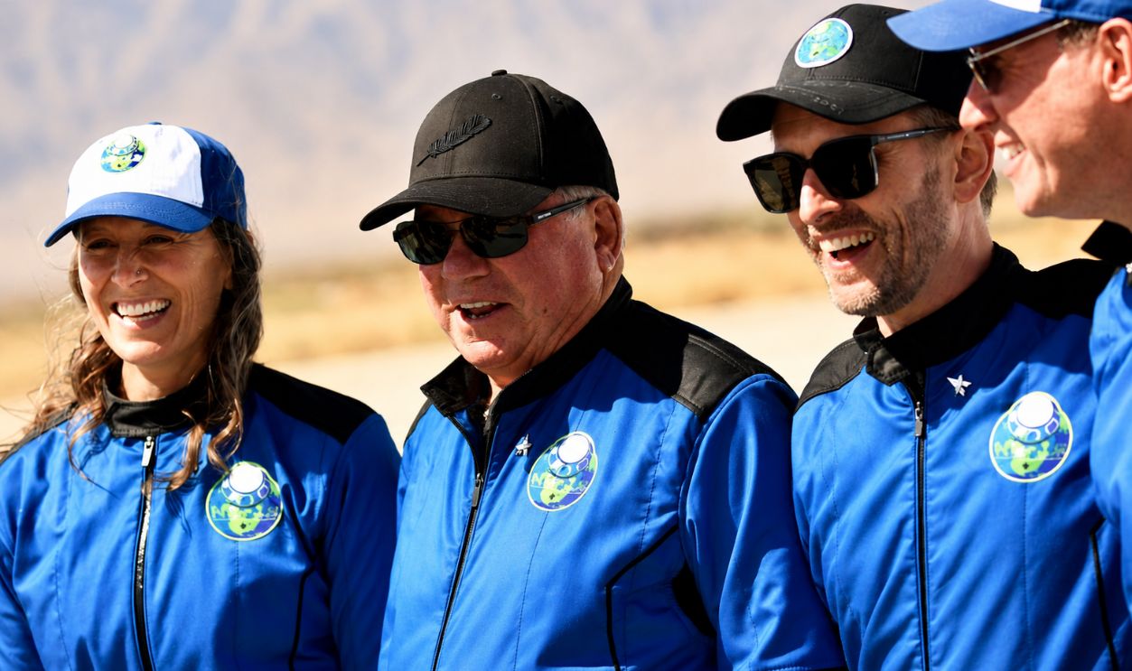 (L-R) Blue Origins Vice President of Mission & Flight Operations, Audrey Powers; 