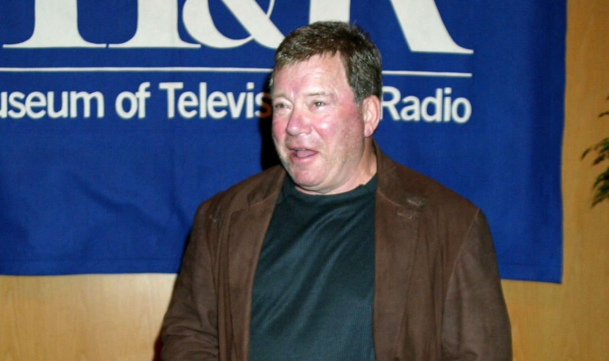 LOS ANGELES - MARCH 6: Actor William Shatner poses at the 20th Anniversary William's Paley Television Festival at Director's Guild of America complex on March 5, 2003 Los Angeles, California. The two-week festival salutes TV's diverse programming and the ability of the creative community to build upon traditions of excellence. 