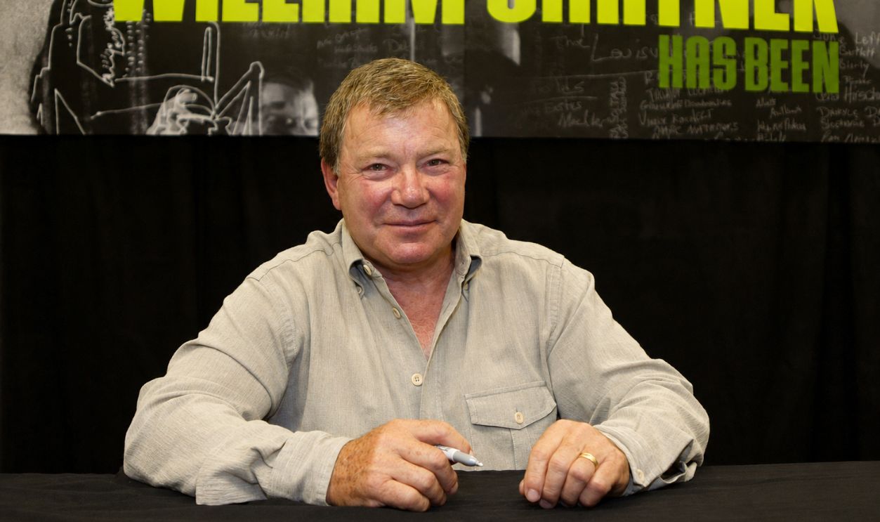 William Shatner during William Shatner Signs Copies of