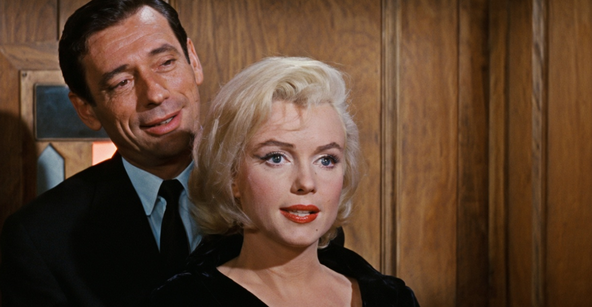 Yves Montand and Marilyn Monroe