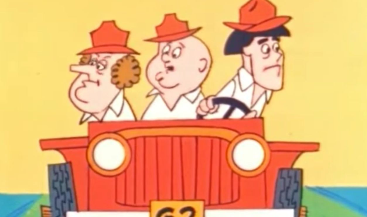 Screenshot from The New 3 Stooges (1965-1966) 