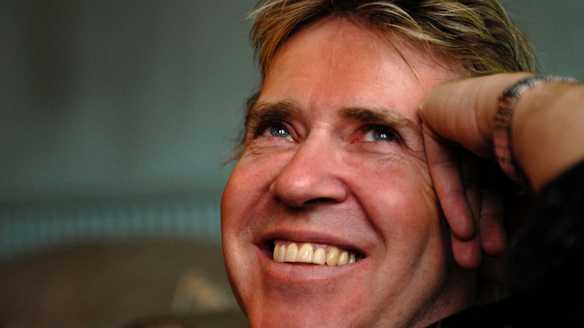 Picture of Steve Lillywhite during an interview.