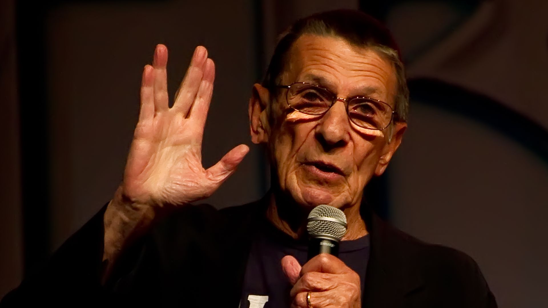 Leonard Nimoy (Spock) at the Las Vegas Star Trek Convention 2011.