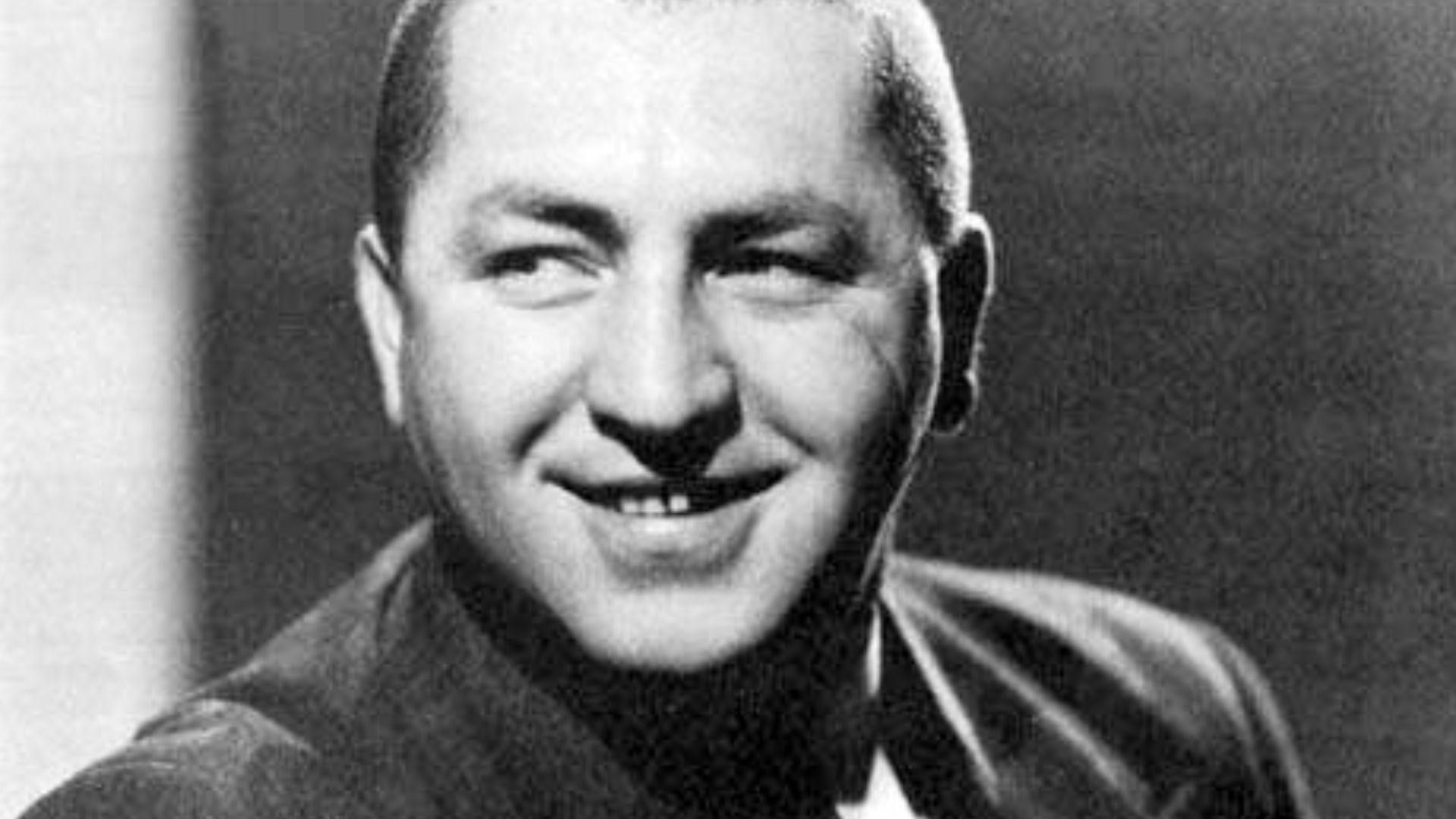 Curly Howard (1903-1952) of the Three Stooges.