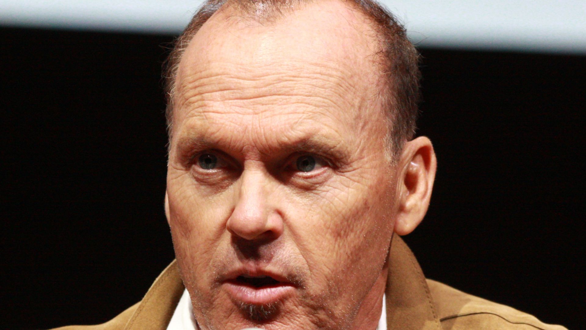 Michael Keaton at the 2013 San Diego Comic Con International in San Diego, California.